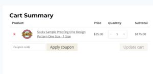 Socks Sample Proofing